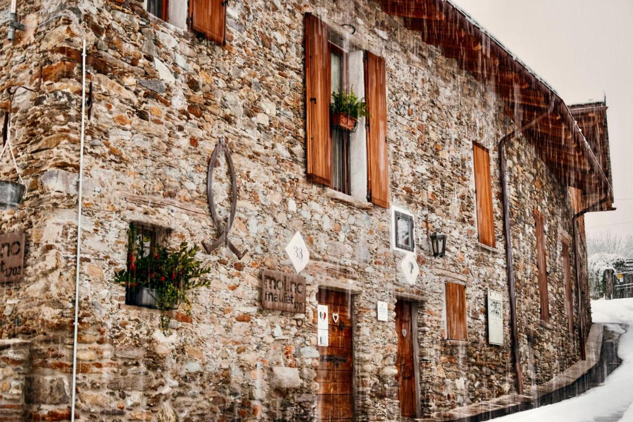 La Roggia - Lake Como Heritage Home In Molino Maufet Watermill - Patio On The Garden كوليكو المظهر الخارجي الصورة