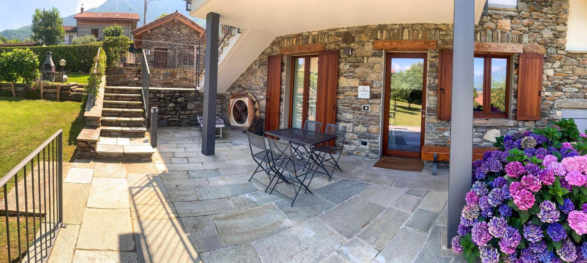 La Roggia - Lake Como Heritage Home In Molino Maufet Watermill - Patio On The Garden كوليكو المظهر الخارجي الصورة